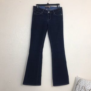 Paige Denim Laurel Canyon Boot Cut, Dark Blue Wash